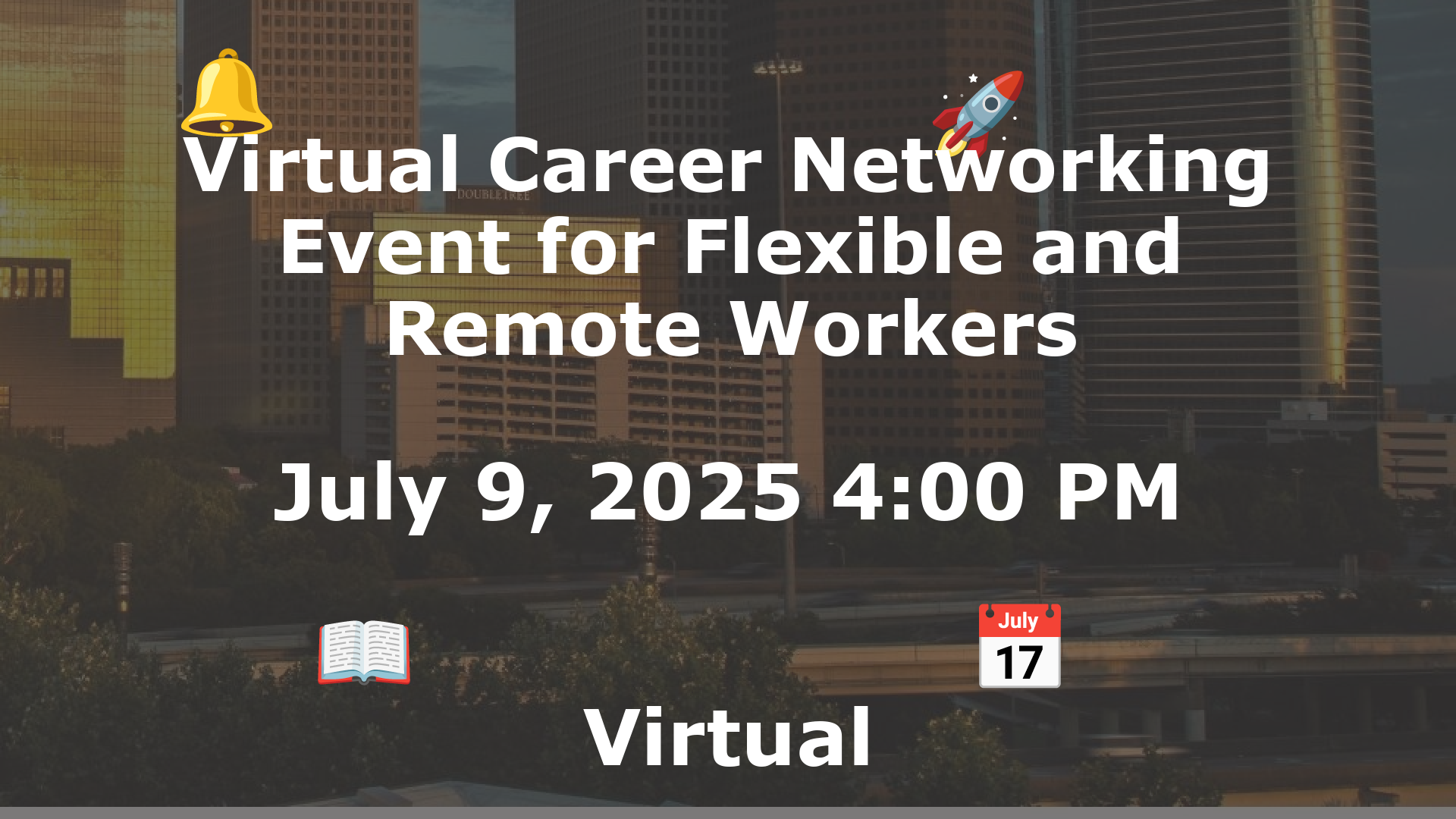 Virtual Career Networking Event for Flexible and Remote Workers event image